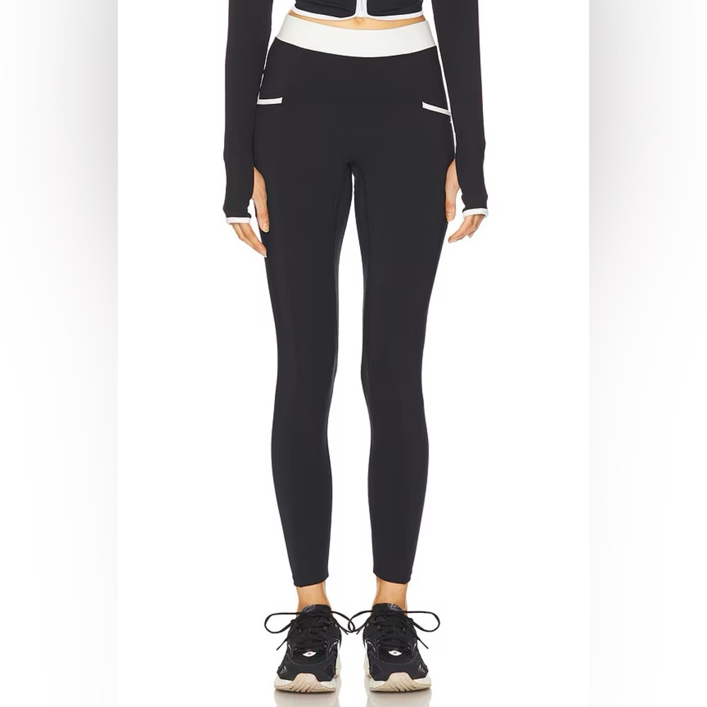 Heroine Sport Skylar Legging, Black/White, Size Medium
